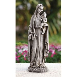23" Our Lady Of Grace and Baby Jesus Garden Statue