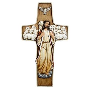 10" Calvary Good Shepherd Cros